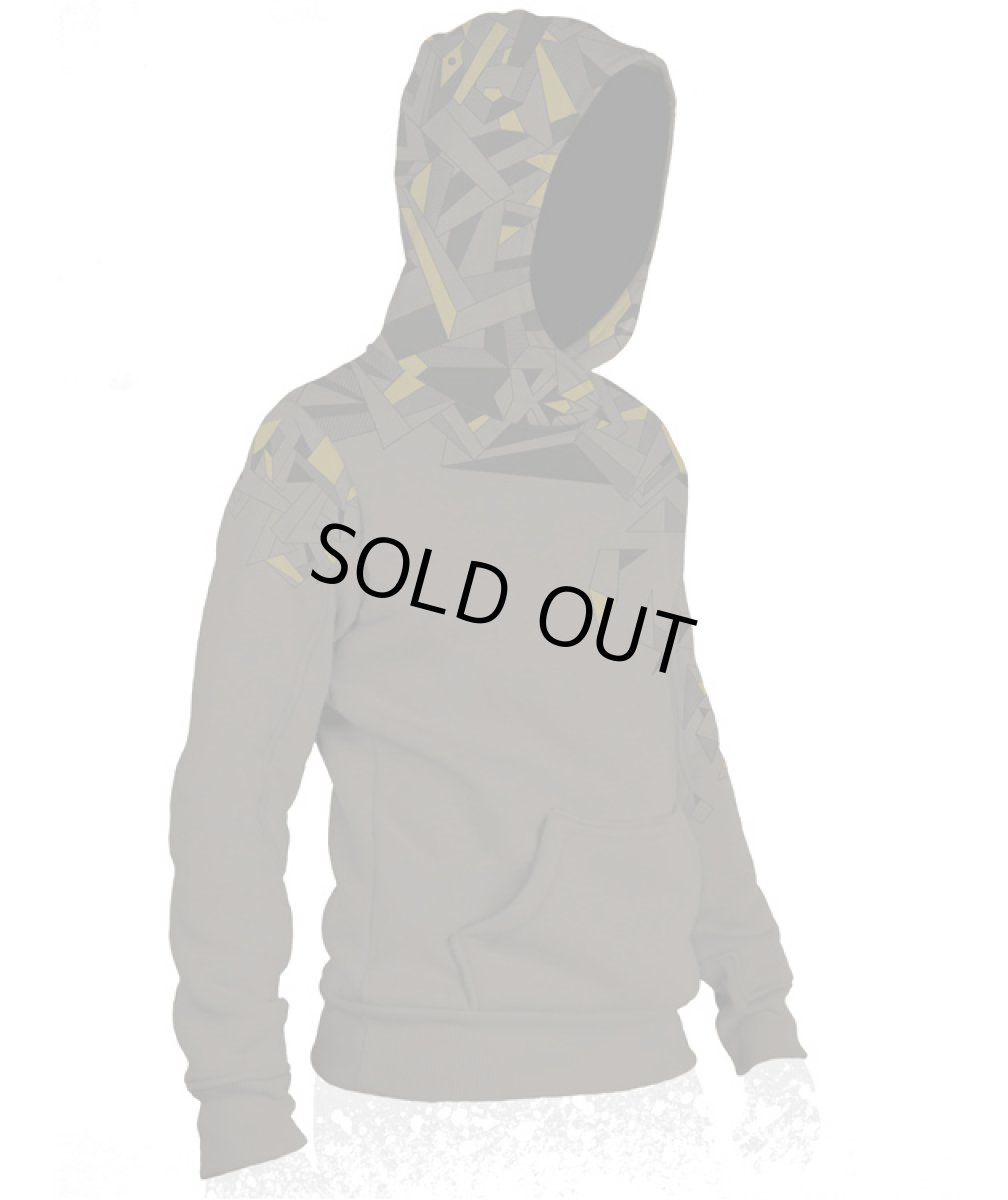 画像2: PLAZMAメンズ・パーカー「DINOCULAR / ブラウンメランジ」 (2)