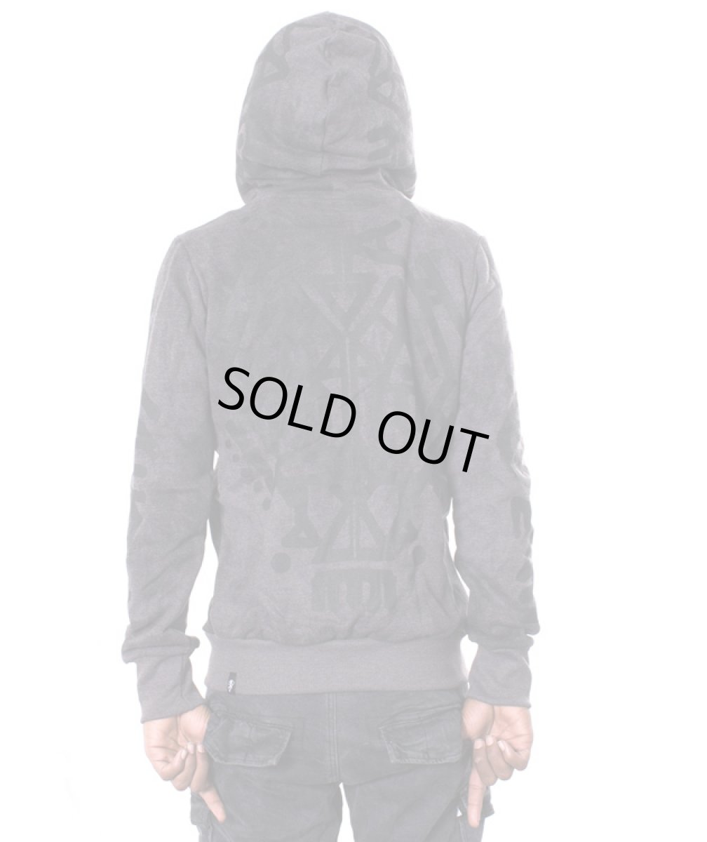 画像4: PLAZMA メンズ・ジップアップ・パーカー「Paleo / ブラックハイドロン」 (4)