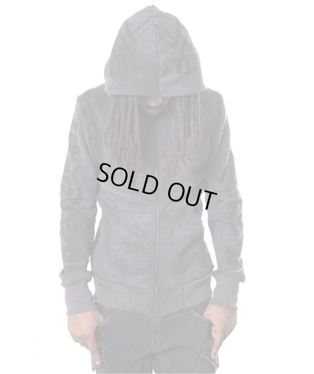 画像3: PLAZMA メンズ・ジップアップ・パーカー「Paleo / ブラックハイドロン」 (3)