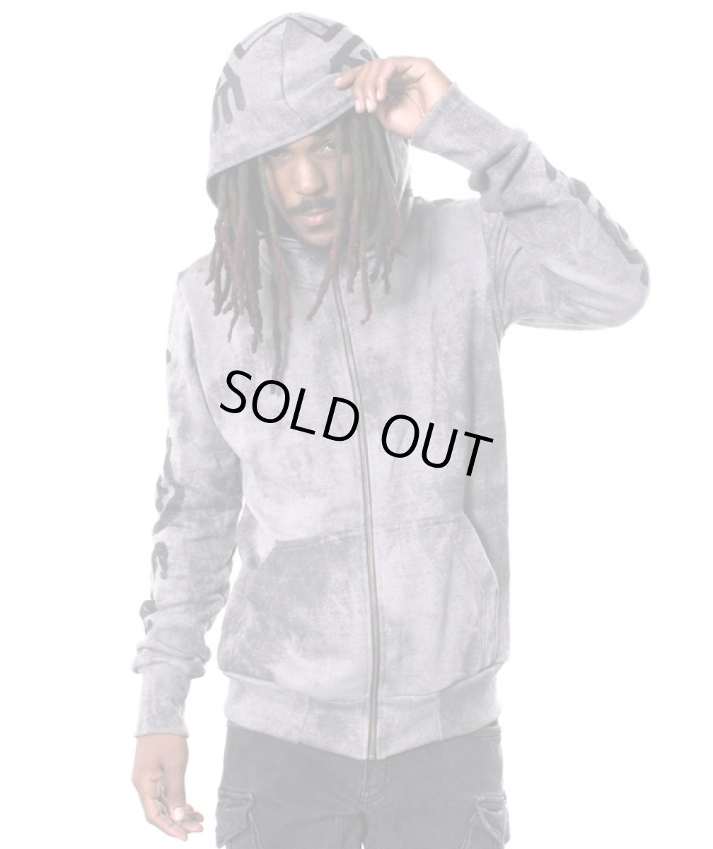 画像3: PLAZMA メンズ・ジップアップ・パーカー「Paleo / グレーハイドロン」 (3)