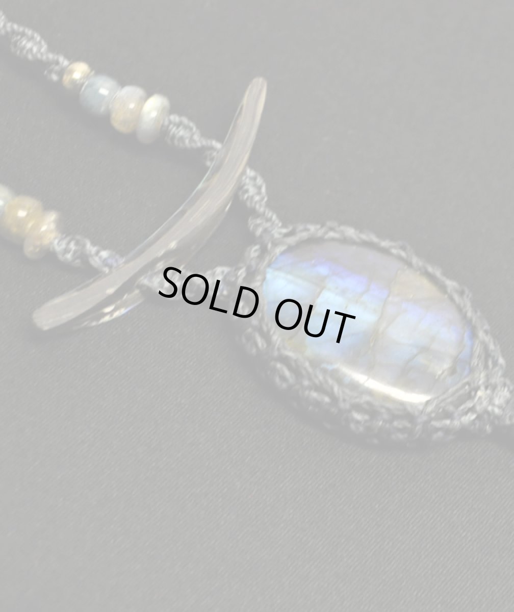 画像4: X-tribal「ラブラドライト・ウォーリアーダンス・ネックレス」 (4)