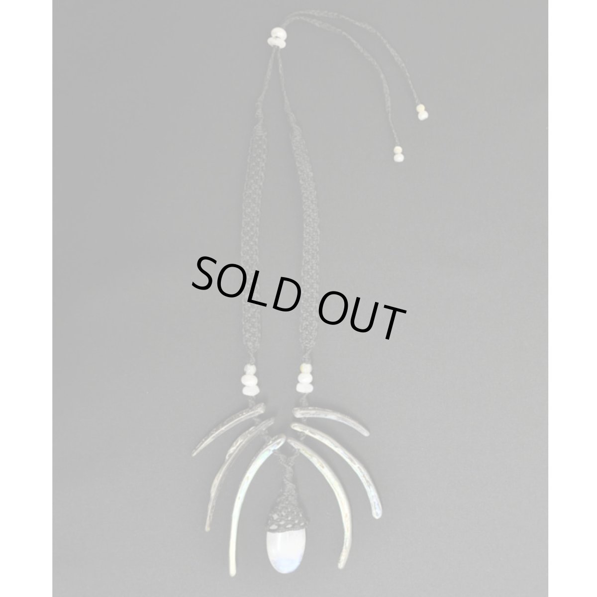 画像3: X-tribal「レインボームーンストーン・アフロ・ネックレス」 (3)