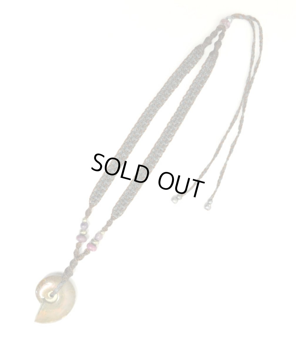 画像4: X-tribal「レインボーアンモナイト・ネックレス」 (4)