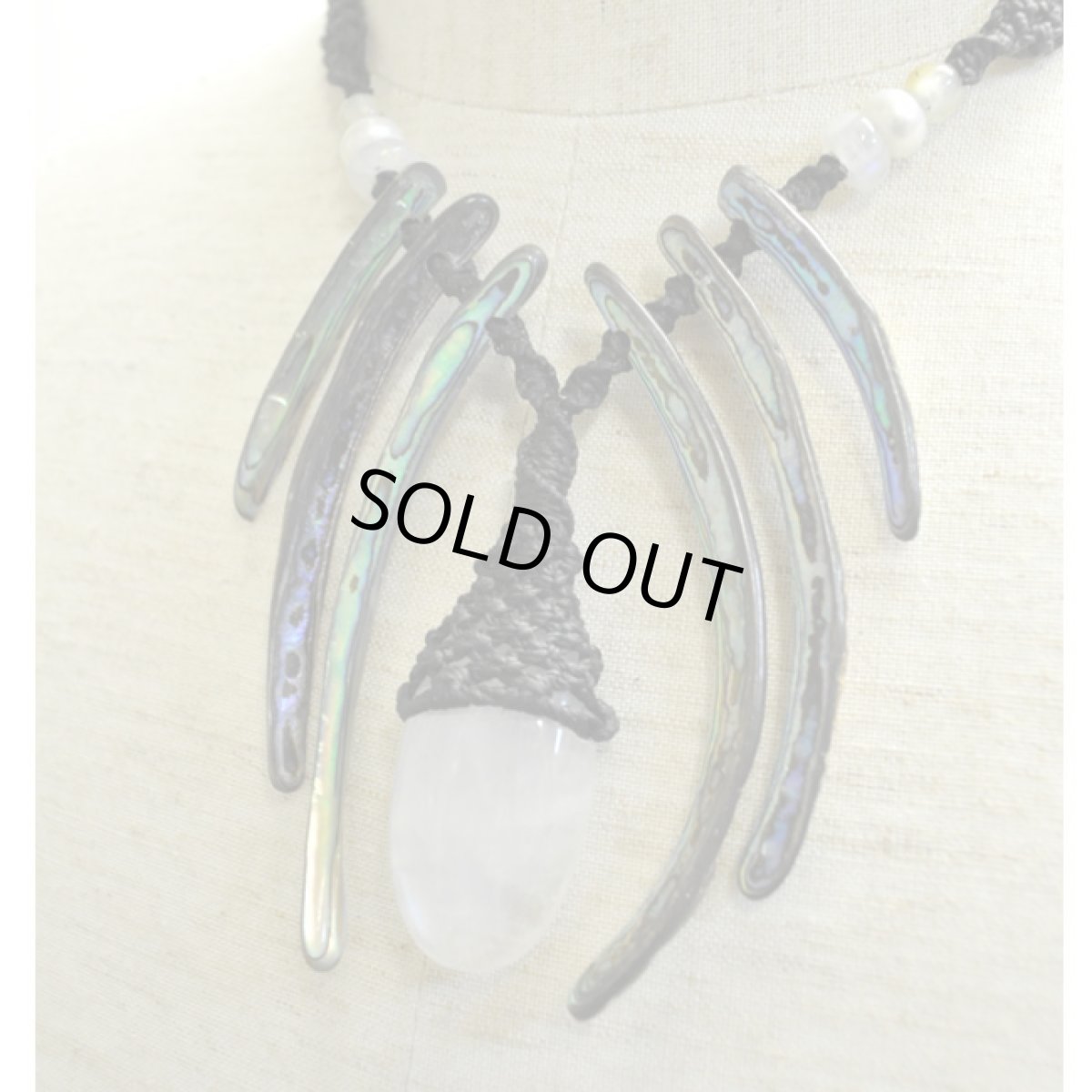 画像4: X-tribal「レインボームーンストーン・アフロ・ネックレス」 (4)