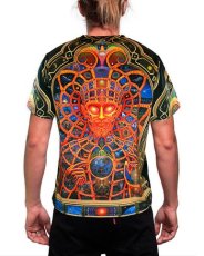 画像2: ALEX GREY メンズ・Tシャツ「COSMIC CHRIST」 (2)