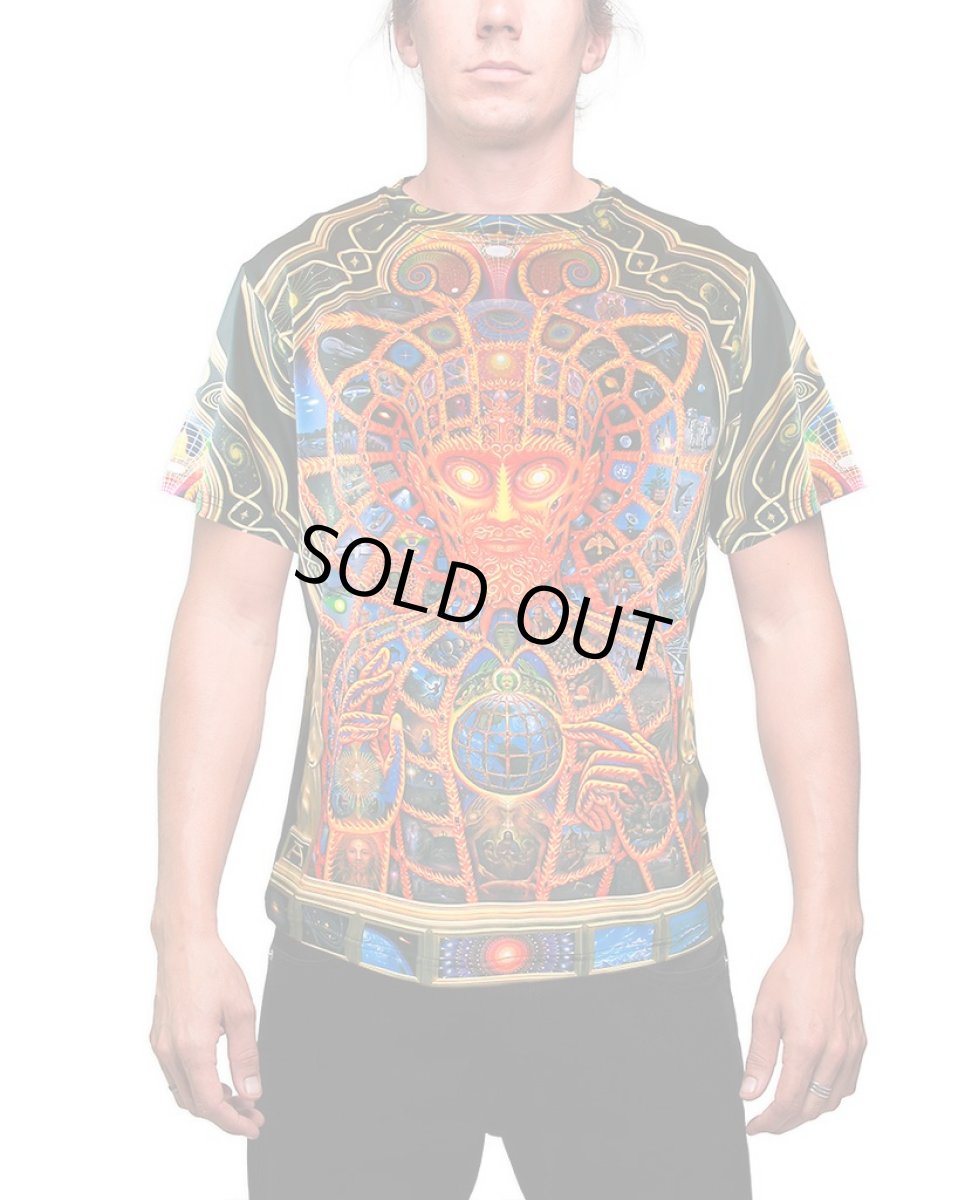 画像1: ALEX GREY メンズ・Tシャツ「COSMIC CHRIST」 (1)