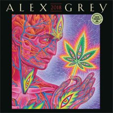 画像1: ALEX GREY 2018年カレンダー (1)