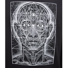 画像2: ALEX GREY メンズ・Tシャツ「Human Geometry」 (2)