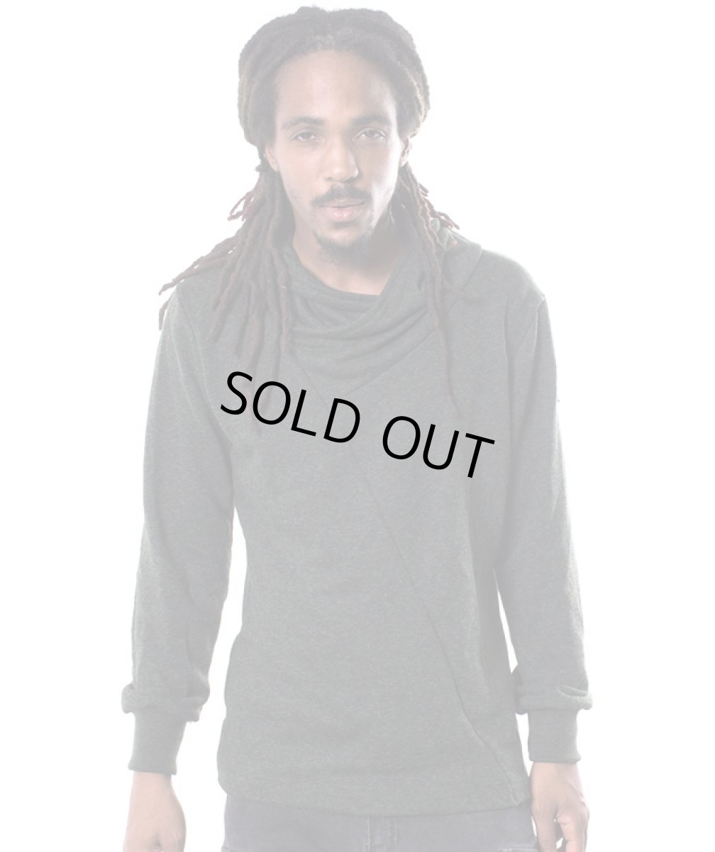 画像2: PLAZMA メンズ・プルオーバー「Obi Wan / グリーンフォレスト」 (2)