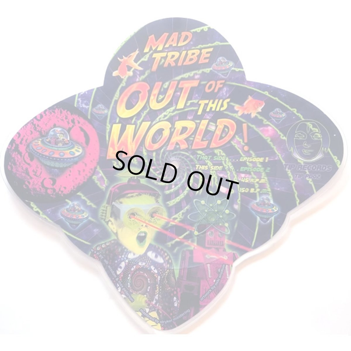 画像4: MAD TRIBE - Out of this World ／ UFO Shaped Picture Disc (4)