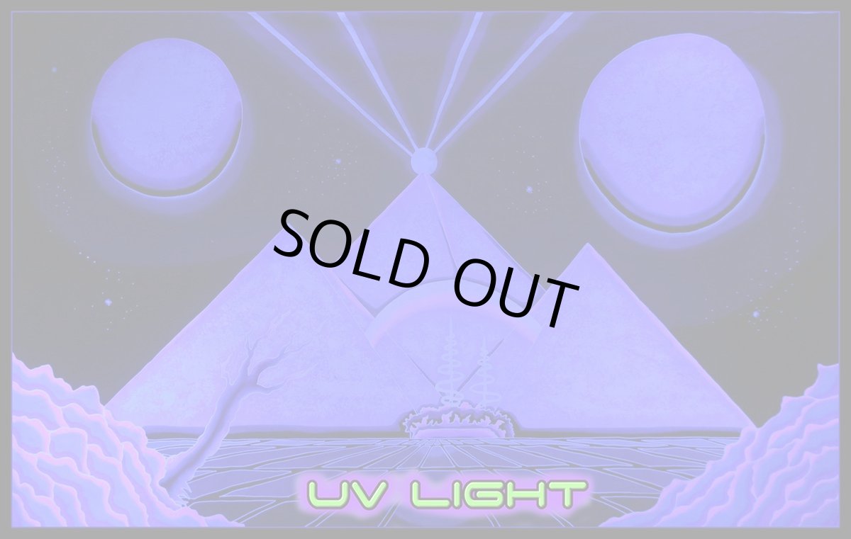 画像2: SPACE TRIBEバティック 3.6m×2.1m「Space Pyramid」 (2)