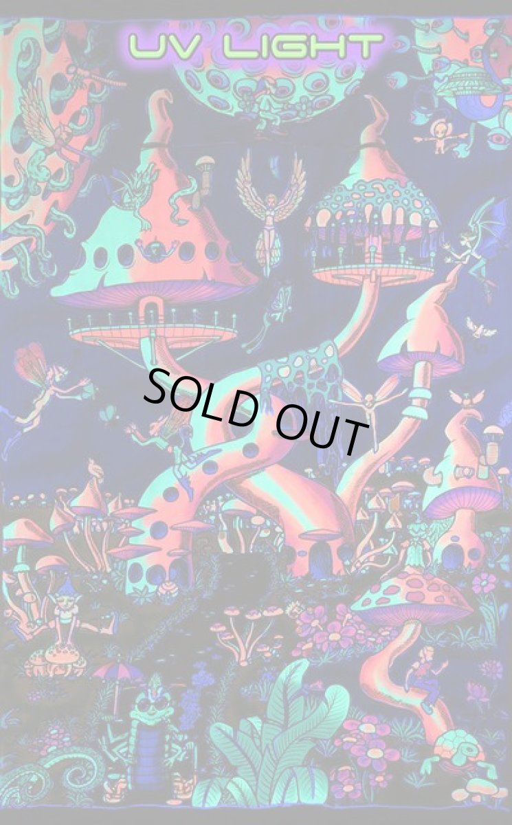 画像2: SPACE TRIBE バティック 1.2m x 2m「Pixie Party !」 (2)