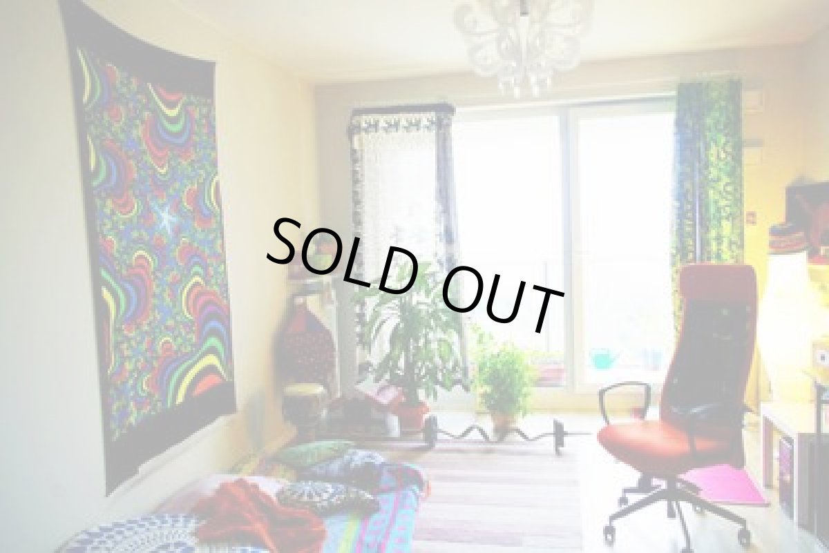 画像6: SPACE TRIBE バティック 1.2m x 2m「Rainbow Valley Fractal」 (6)