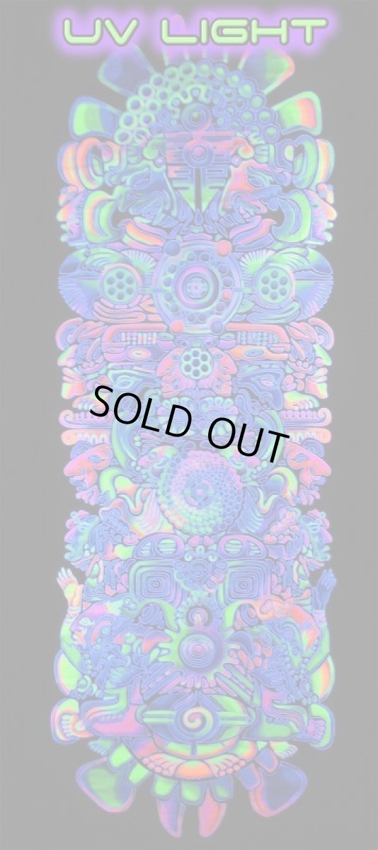 画像2: SPACE TRIBE バティック 4m x 1.8m「Totem」 (2)