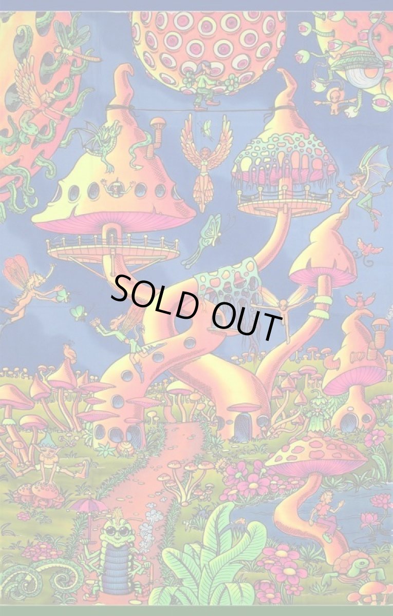 画像1: SPACE TRIBE バティック 1.2m x 2m「Pixie Party !」 (1)