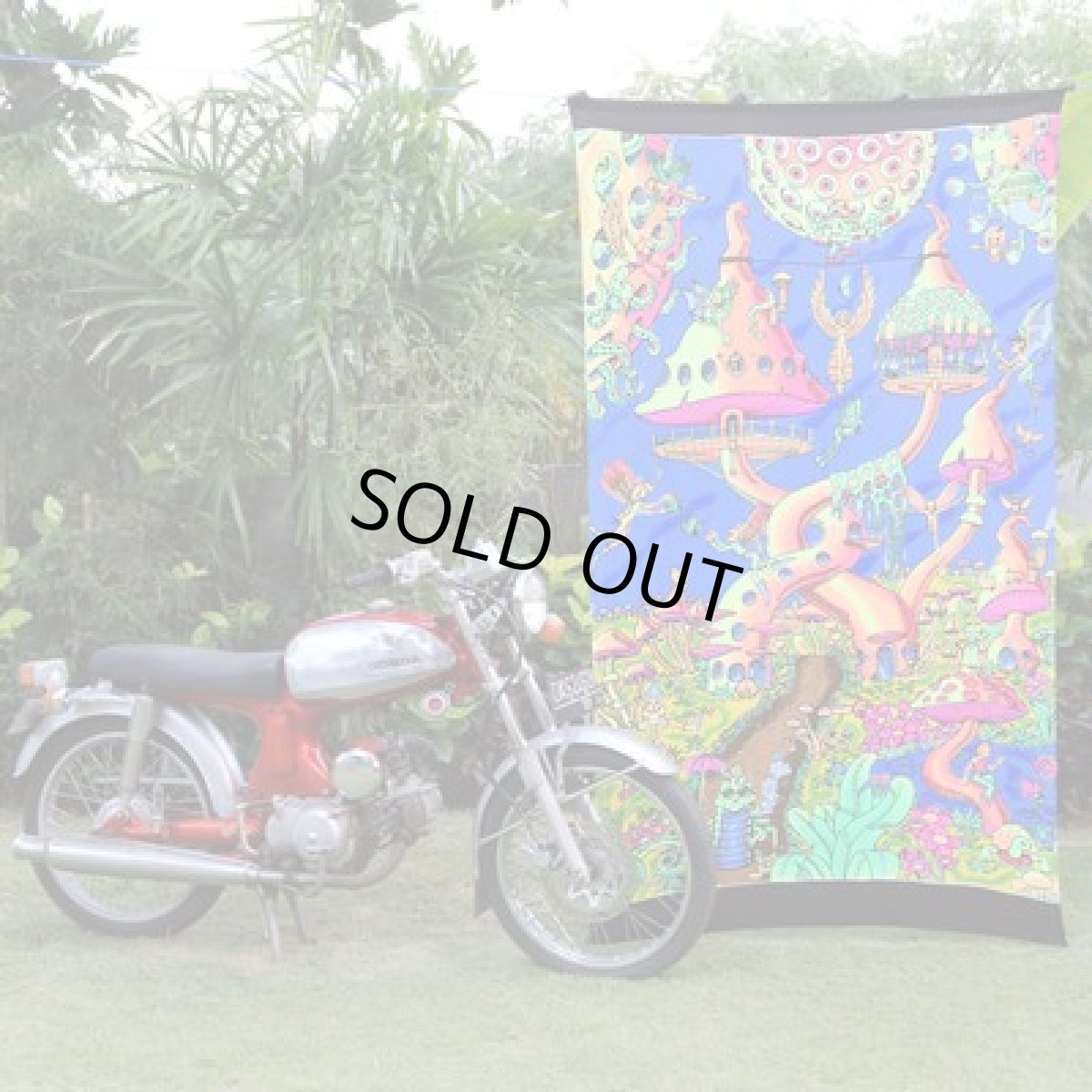 画像3: SPACE TRIBE バティック 1.2m x 2m「Pixie Party !」 (3)