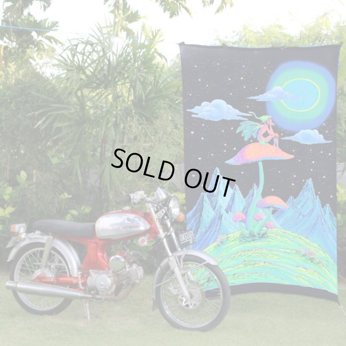 画像3: SPACE TRIBE バティック 1.2m x 2m「Mushroom Fairy」 (3)