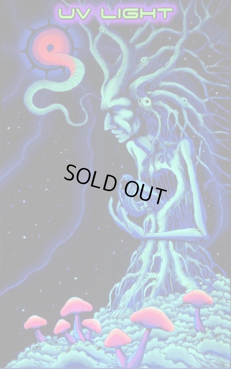 画像2: SPACE TRIBEバティック 1.2m × 2m「Tree Spirit」 (2)