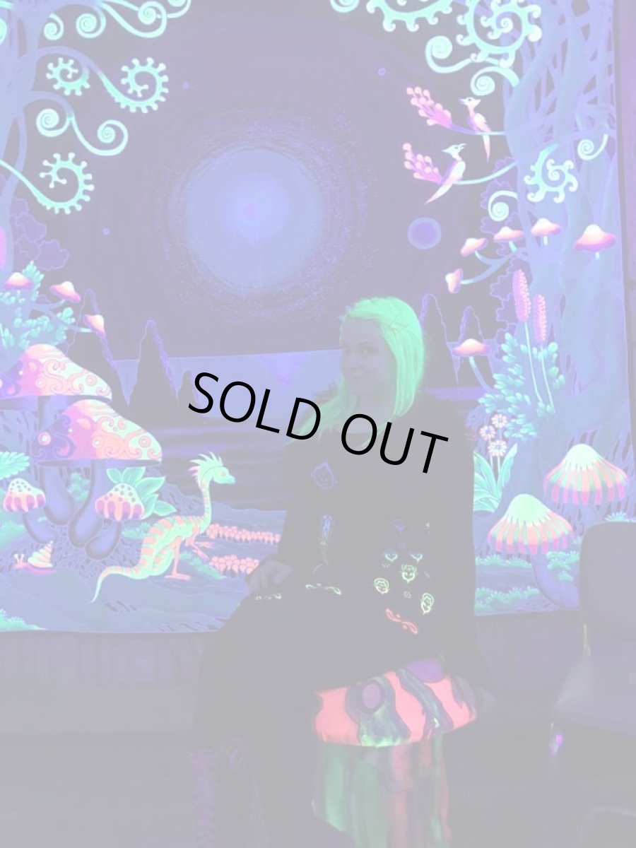 画像3: SPACE TRIBE バティック 2m x 2m「Space Jungle」 (3)