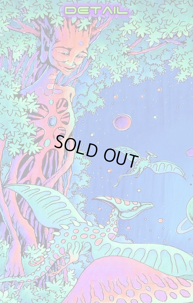 画像4: SPACE TRIBEバティック 1.2m × 2m「Psy Shroom」 (4)