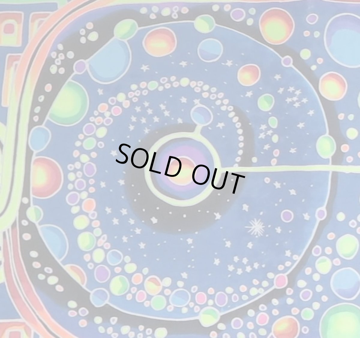 画像5: SPACE TRIBEバティック 3.7m × 2.15m「Space Gecko」 (5)