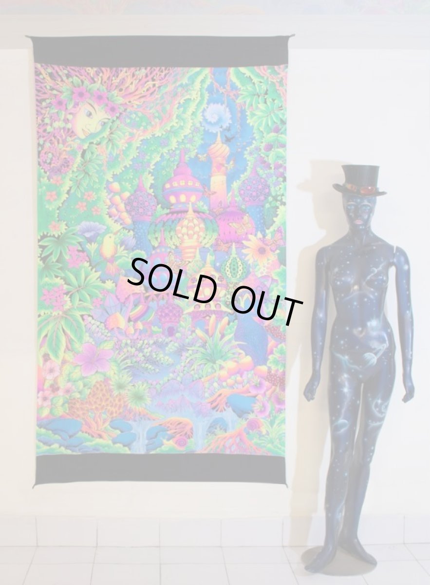 画像7: SPACE TRIBEバティック 1.2m × 2m「Garden of Delights」 (7)