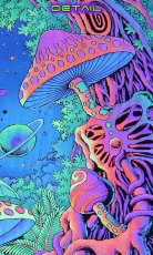 画像5: SPACE TRIBEバティック 1.2m × 2m「Psy Shroom」 (5)