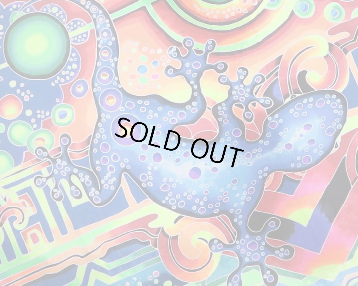 画像4: SPACE TRIBEバティック 3.7m × 2.15m「Space Gecko」 (4)