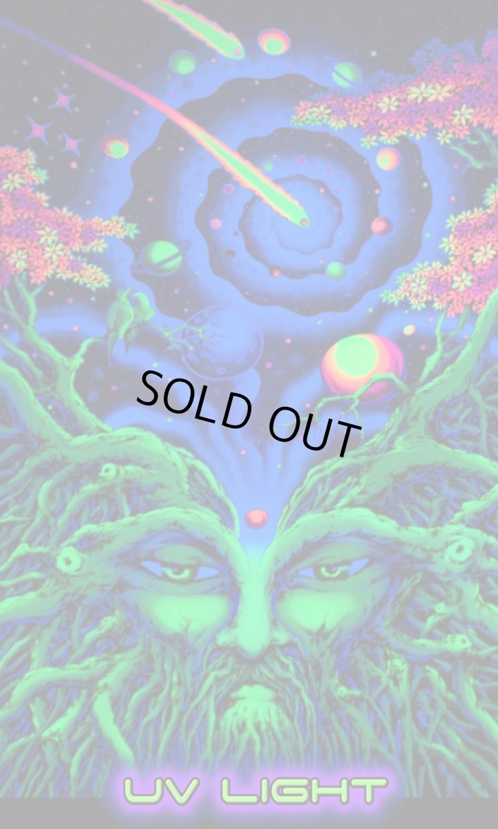 画像2: SPACE TRIBEバティック 1.2m × 2m「Root of Life」 (2)