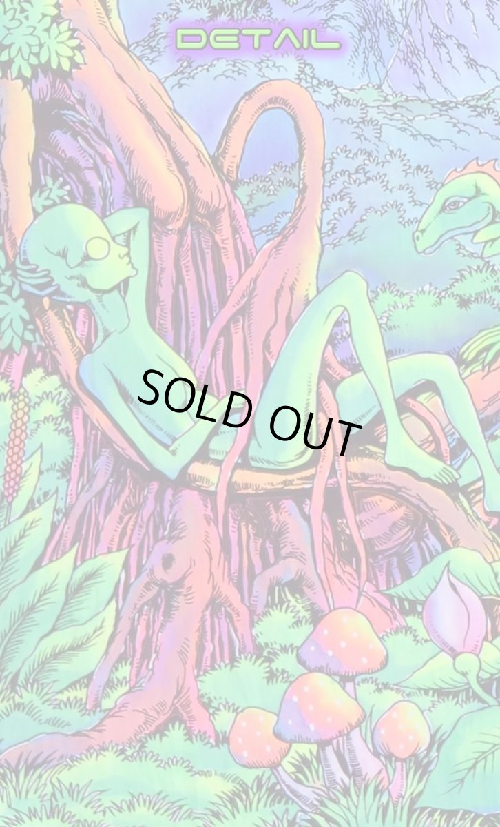 画像5: SPACE TRIBEバティック 1.2m × 2m「UFO Jungle」 (5)