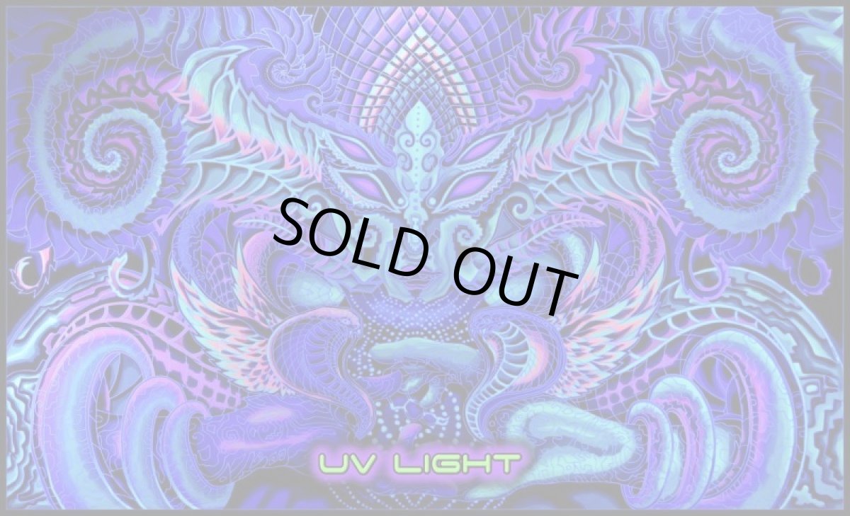 画像2: SPACE TRIBEバティック 4m × 2m「An Eye for an I」 (2)