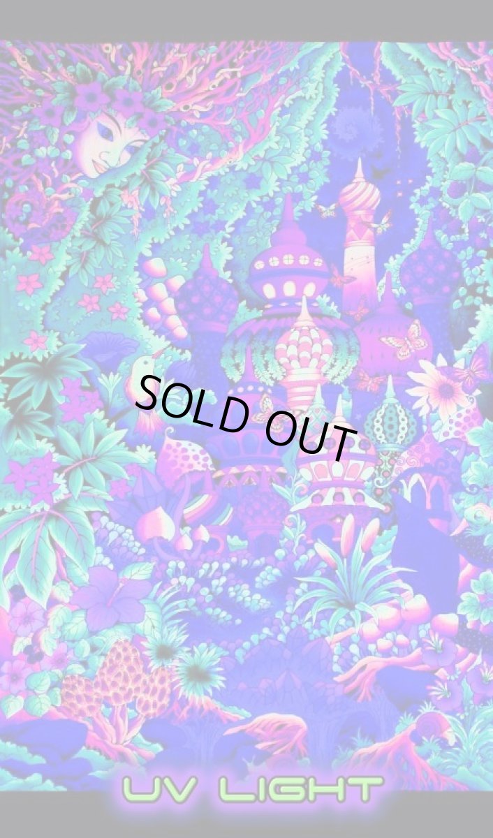 画像2: SPACE TRIBEバティック 1.2m × 2m「Garden of Delights」 (2)