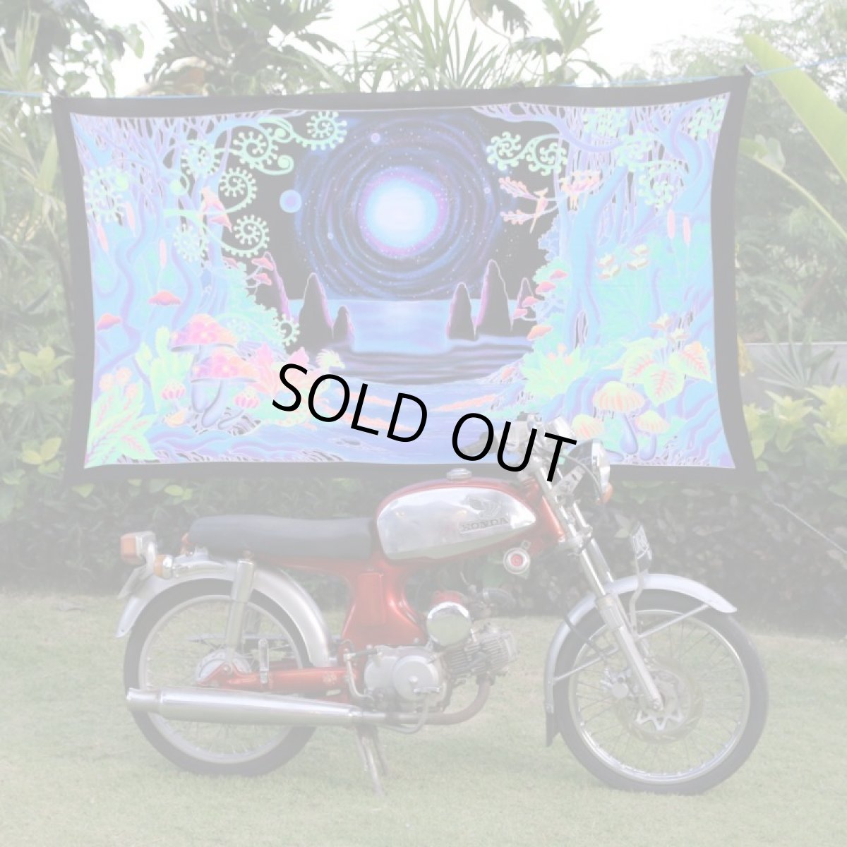 画像3: SPACE TRIBEバティック 2m × 1.2m「Space Jungle」 (3)