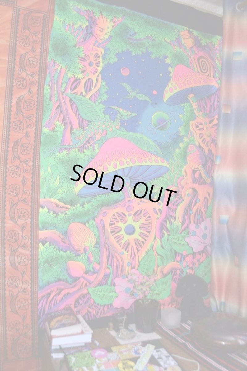 画像7: SPACE TRIBEバティック 1.2m × 2m「Psy Shroom」 (7)