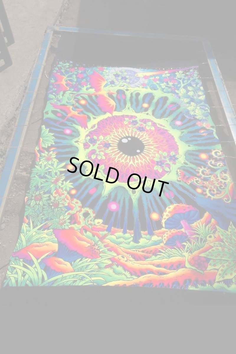 画像7: SPACE TRIBEバティック 1.2m × 2m「Cosmic Eye」 (7)