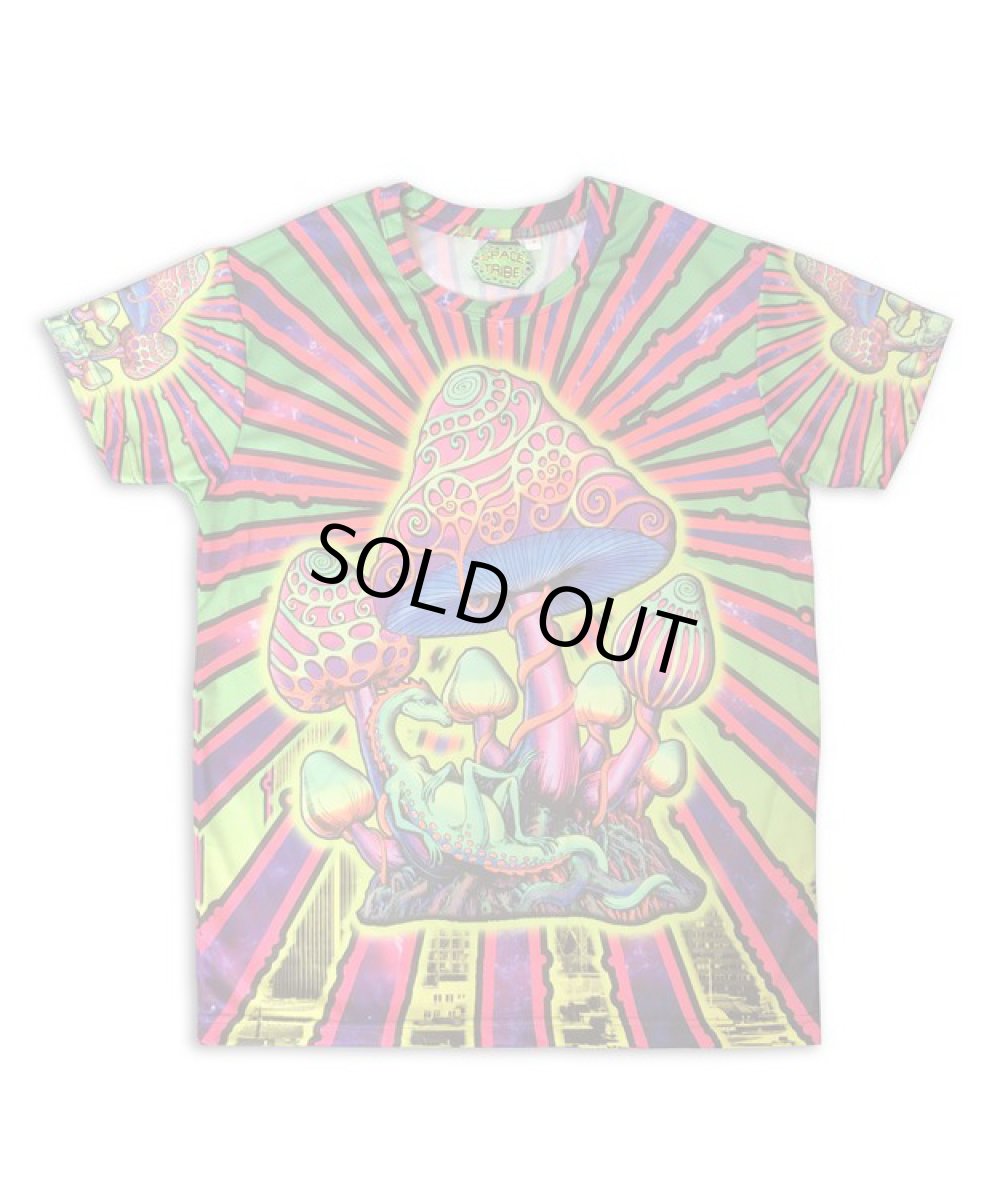 画像5: SPACE TRIBE メンズTシャツ 「Magic Shrooms」 (5)