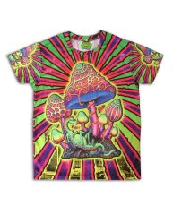 画像5: SPACE TRIBE メンズTシャツ 「Magic Shrooms」 (5)