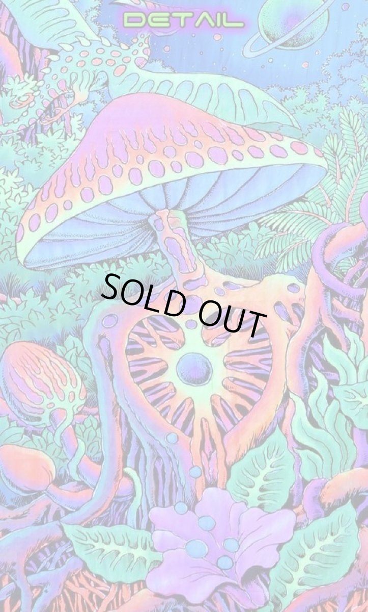 画像3: SPACE TRIBEバティック 1.2m × 2m「Psy Shroom」 (3)