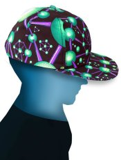 画像1: SPACE TRIBE  - Spaceball Cap キャップ「Atomic Alien」 (1)