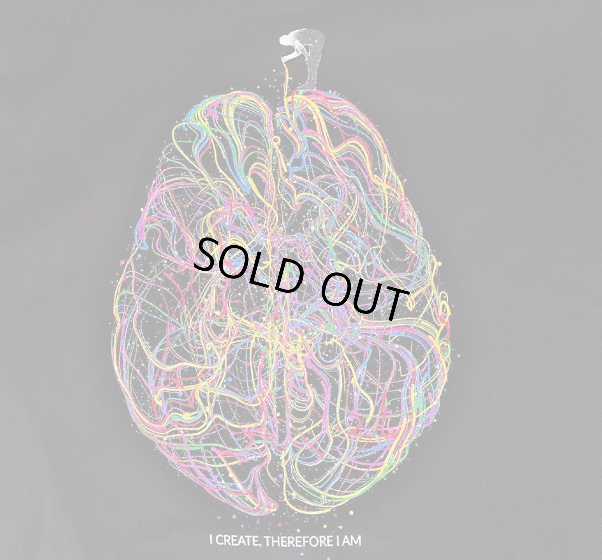 画像3: Imaginary Foundation メンズTシャツ「I Create Therefore I Am ／ ブラック」 (3)