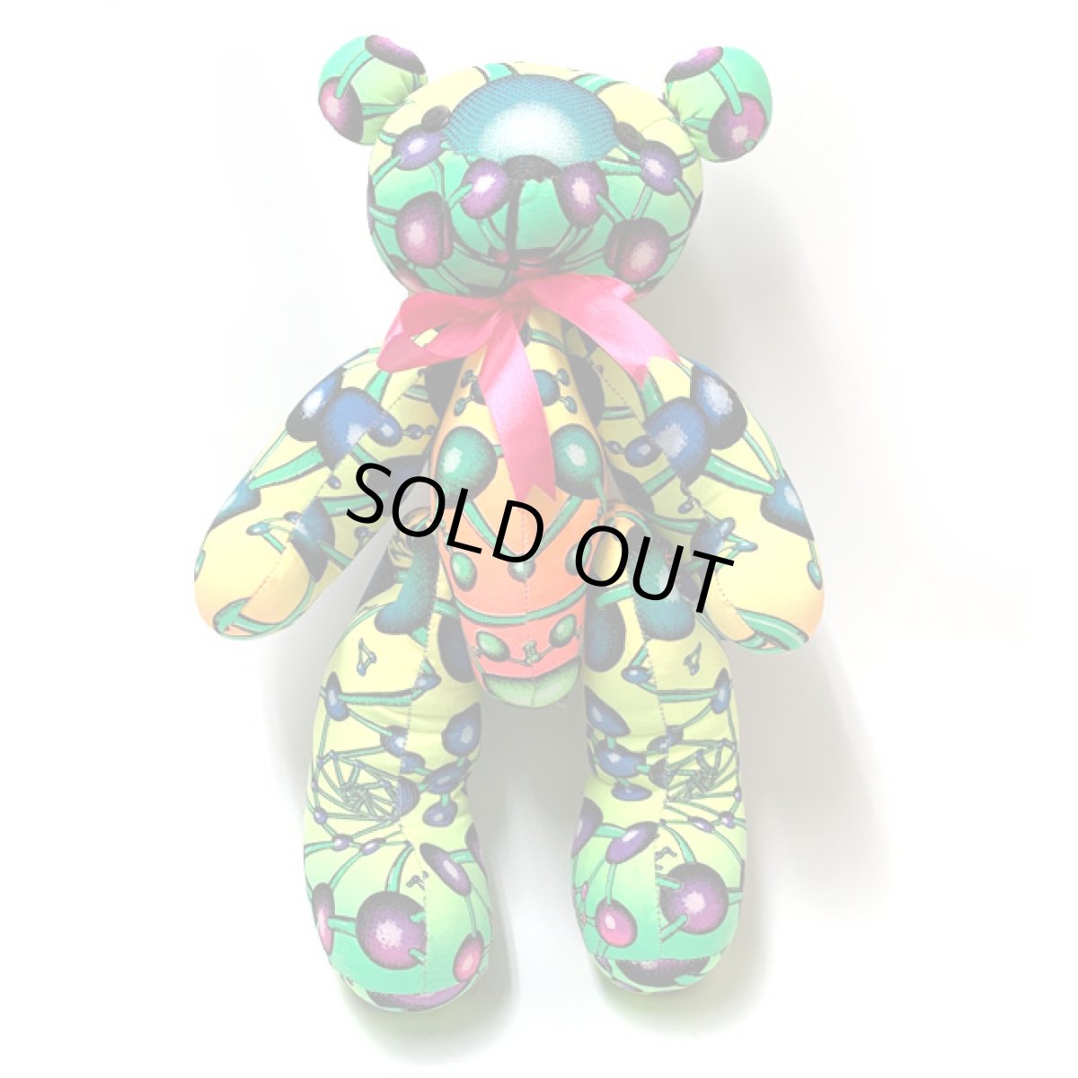 画像4: SPACE TRIBE - Techno Teddy ぬいぐるみ / Atomic Rainbow (4)