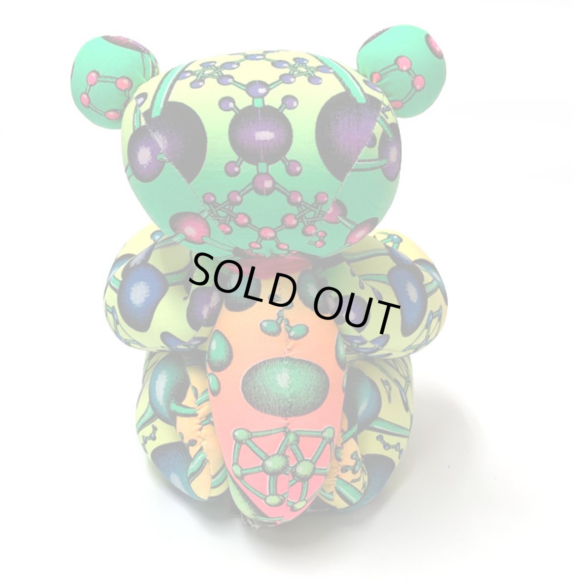 画像3: SPACE TRIBE - Techno Teddy ぬいぐるみ / Atomic Rainbow (3)