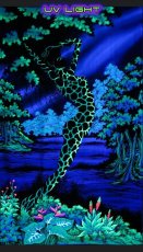 画像2: SPACE TRIBEバティック 1.2m × 2m「Swamp Siren」 (2)