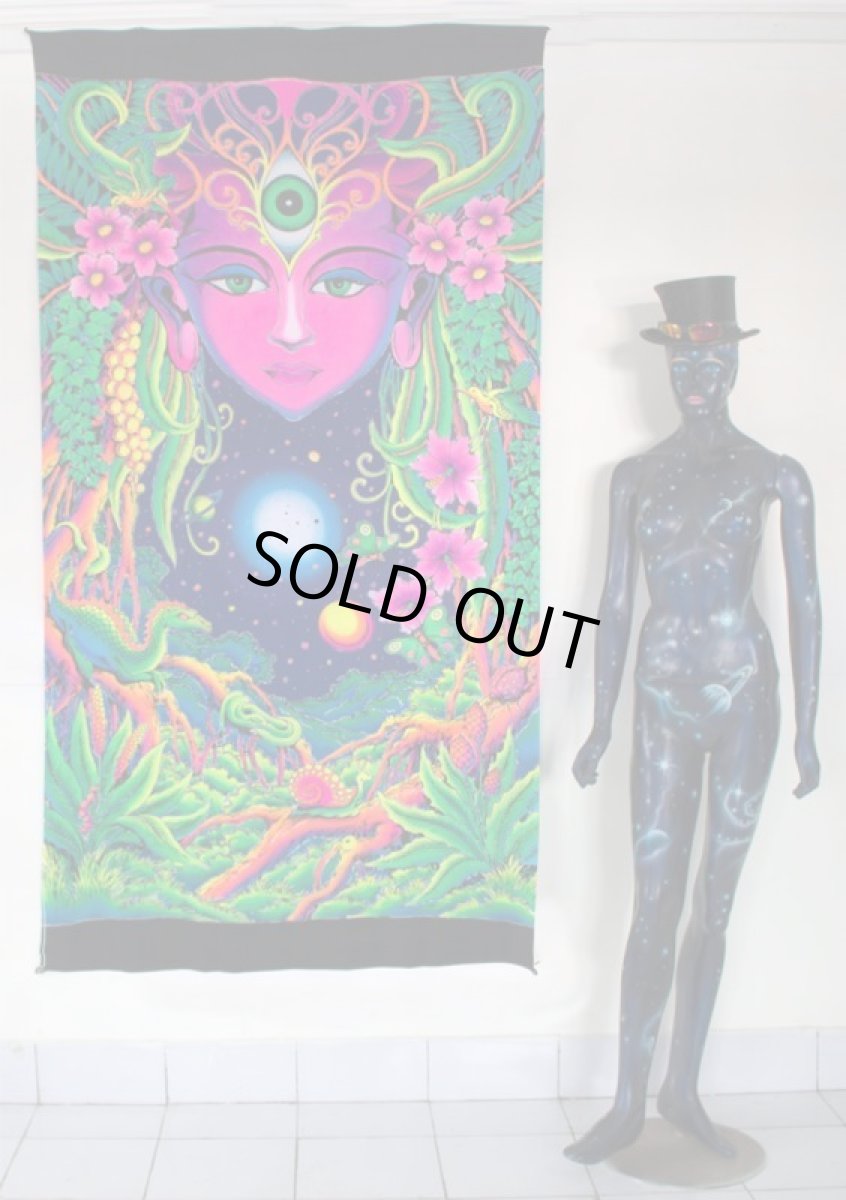 画像2: SPACE TRIBEバティック 1.2m × 2m「Mother Nature」 (2)