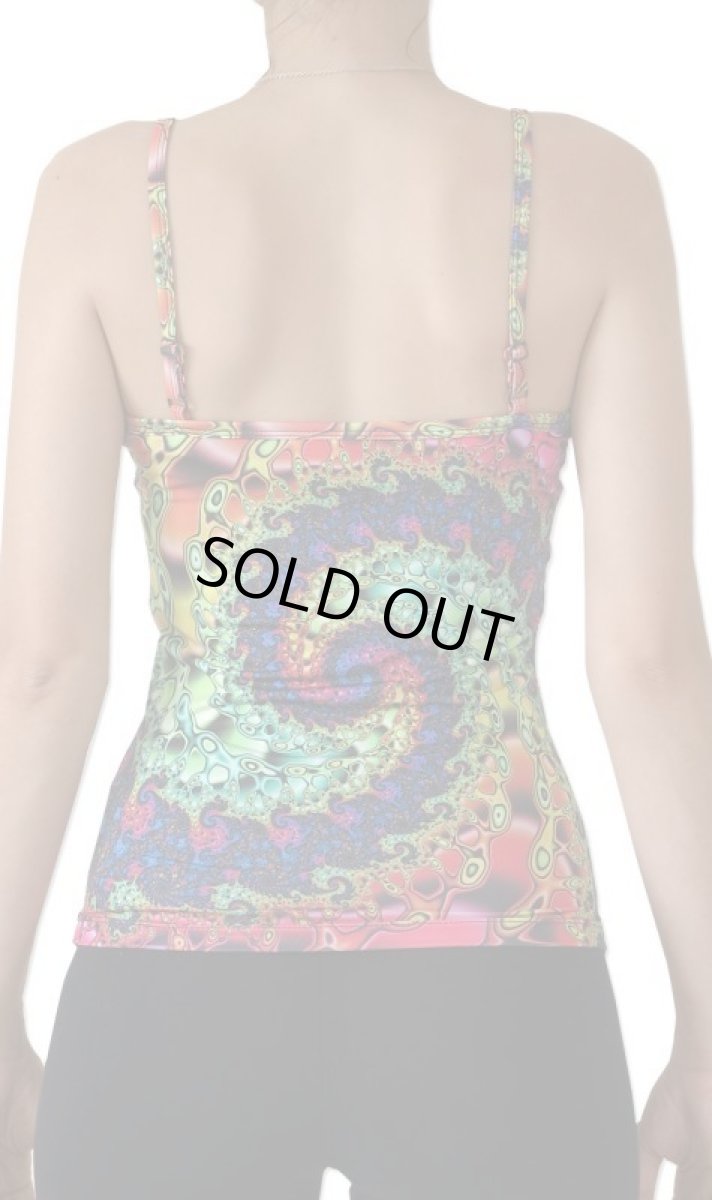 画像4: SPACE TRIBE - ストラップ トップ「Whirlpool Fractal」 (4)