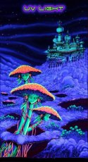 画像2: SPACE TRIBEバティック 1.2m × 2m「Cloud Temple」 (2)