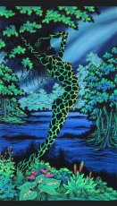 画像1: SPACE TRIBEバティック 1.2m × 2m「Swamp Siren」 (1)