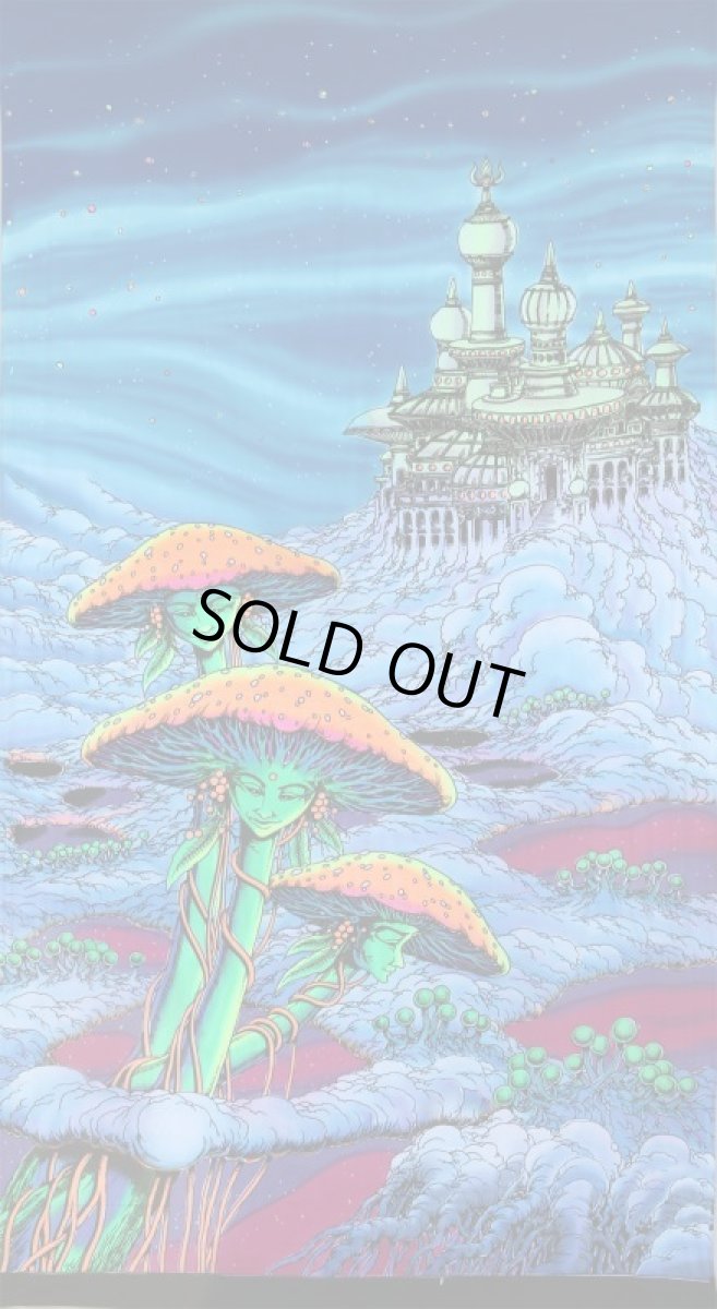 画像1: SPACE TRIBEバティック 1.2m × 2m「Cloud Temple」 (1)