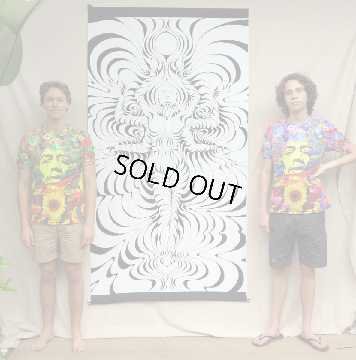 画像4: SPACE TRIBEバティック 1.2m × 2m「Moon Goddess」 (4)