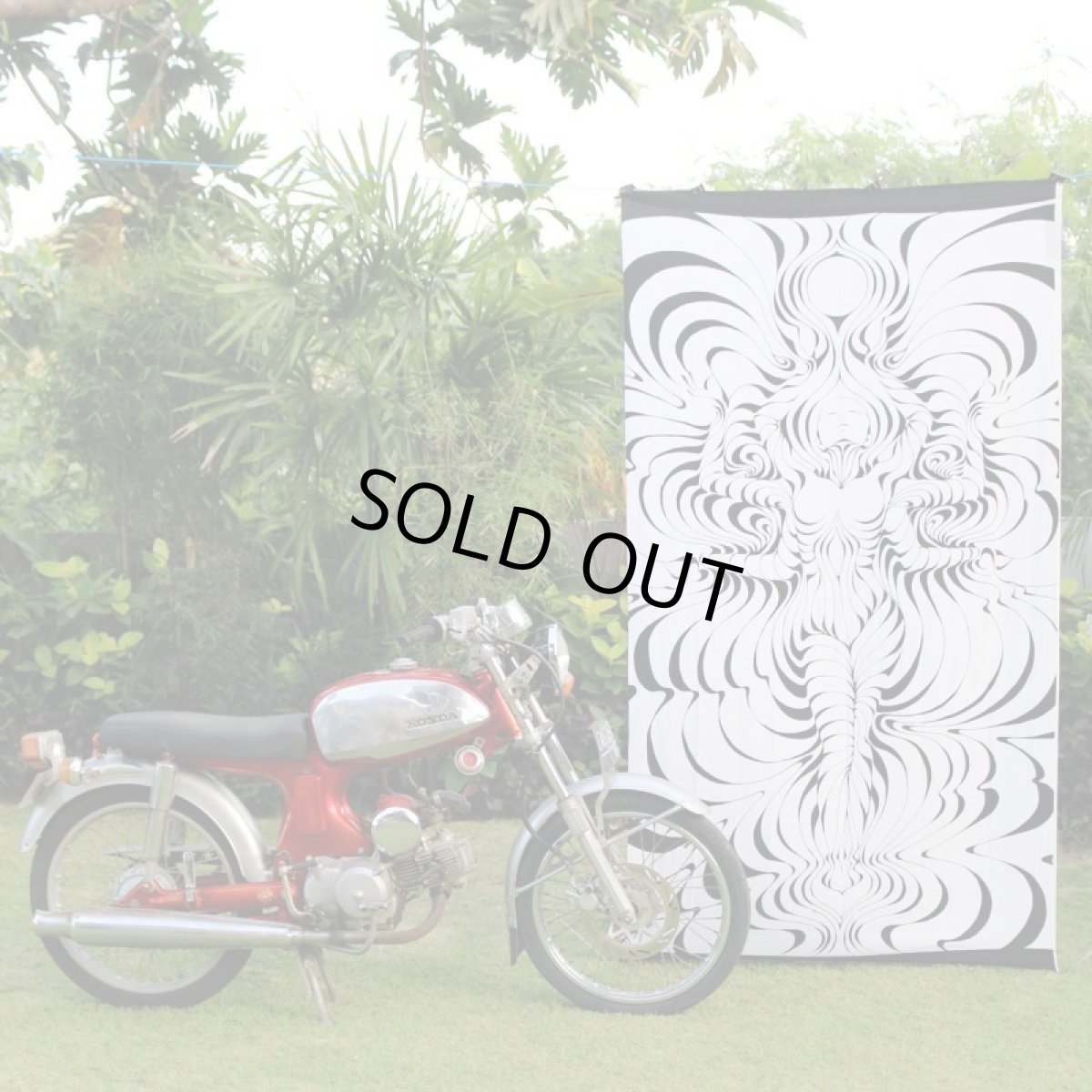 画像5: SPACE TRIBEバティック 1.2m × 2m「Moon Goddess」 (5)